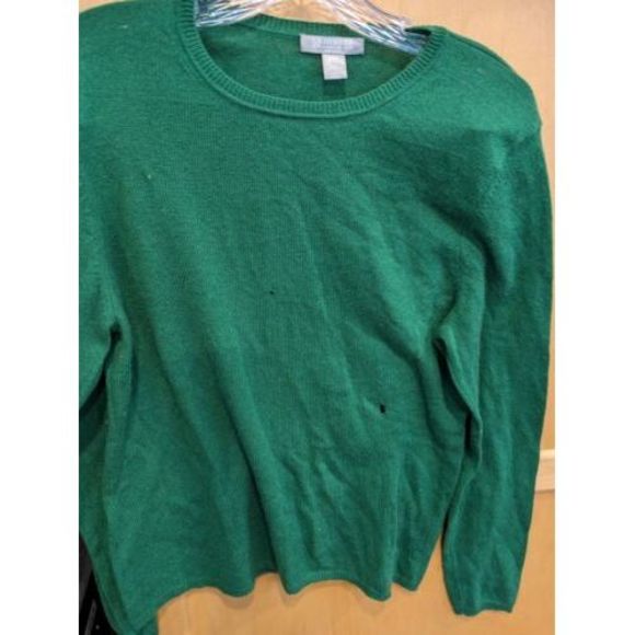 Cashmere By Charter Club Pullover Sweater Petite Medium THRASHED Use For Camping - Picture 1 of 4
